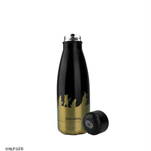 CR4054 - THE LORD OF THE RINGS - BOTTIGLIA ISOTERMICA 500ML - LA COMPAGNIA DELL'ANELLO ORO/NERO