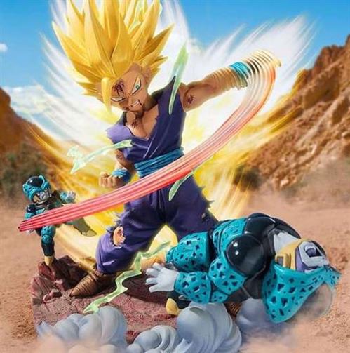 99437 - DRAGON BALL Z - EXTRA BATTLE FIGUARTS - SUPER SAYAN 2 SON GOHAN ANGER EXPLODING - STATUA 20CM