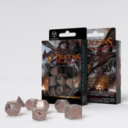 SDRA09 - SET 7 DADI - DRAGONS QUARTZ