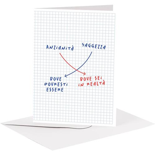 BIGLIETTO AUGURI - BA14 - GENERICO SAGGEZZA
