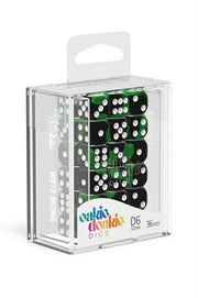ODD400044 - OAKIE DOAKIE DICE D6 DICE 12 MM GLOW IN THE DARK - BIOHAZARD (36)