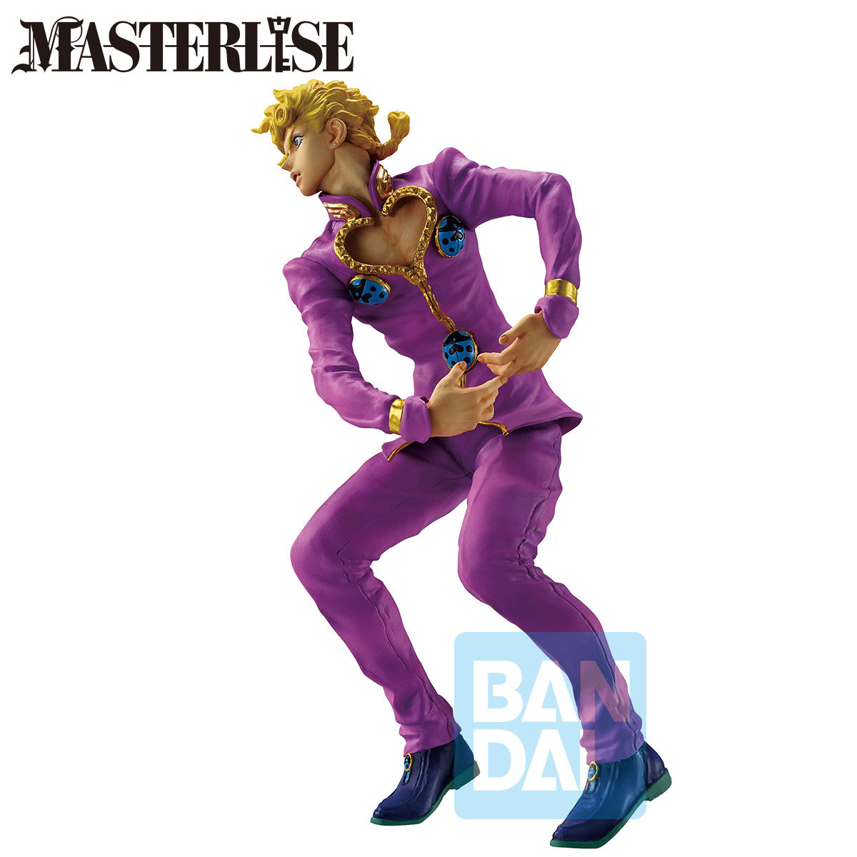 72350 - JOJO'S BIZARRE ADVENTURE - ICHIBANSHO FIGURE FROM JOJO’S BIZARRE ADVENTURE THE GATHERING OF STARS - GIORNO GIOVANNA - STATUA 21CM