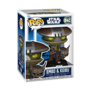 STAR WARS: MANDALORIAN & GROGU (2026) S2 - POP FUNKO VINYL FIGURE 842 EMBO & KEIBU 9CM