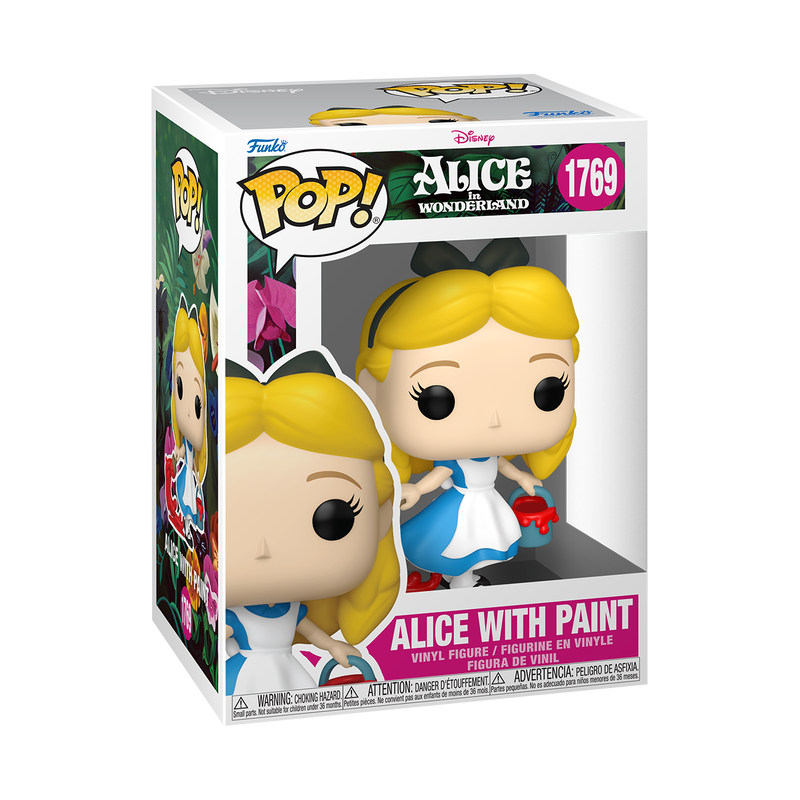 DISNEY: ALICE IN WONDERLAND S3 - POP FUNKO VINYL FIGURE 1769 ALICE WITH PAINT 9CM