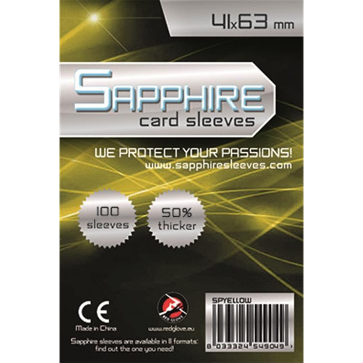 SAPPHIRE YELLOW - 100 BUSTE PROTETTIVE 41X63MM