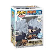 NARUTO SHIPPUDEN - POP FUNKO VINYL FIGURE 1338 KAKASHI W/DOGS 9CM GA EXCL