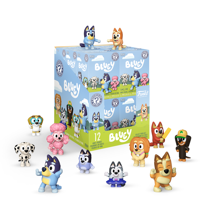 BLUEY - MYSTERY MINI BLIND BOX - 12PZ DISPLAY 8CM