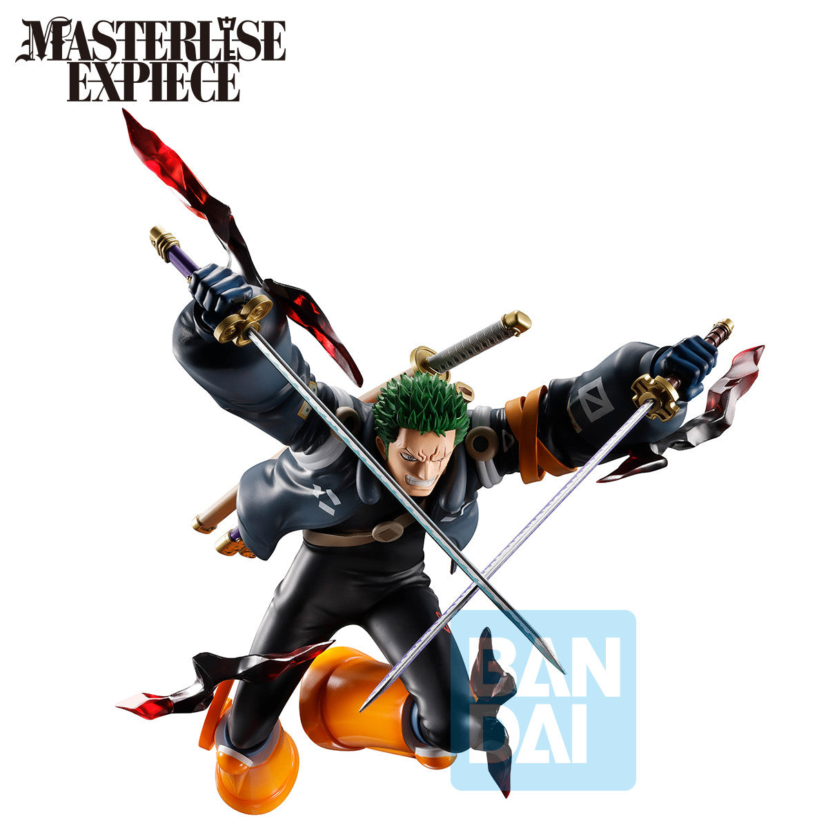 69000 - ONE PIECE - ICHIBANSHO FIGURE FROM ICHIBANSHO - ONE PIECE BURST OF ENERGY - MASTERLISE EXPIECE RORONOA ZORO - STATUA 15CM