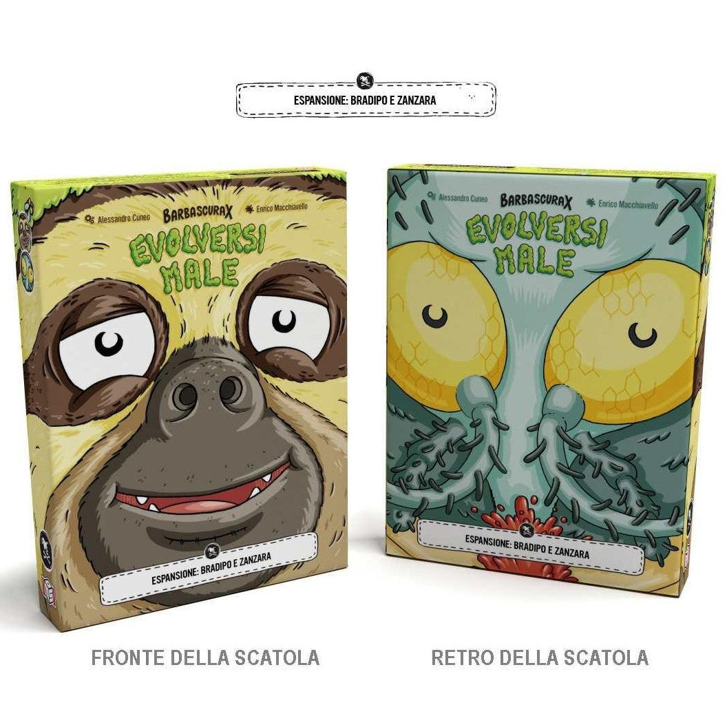 EVOLVERSI MALE - IL GIOCO DI BARBASCURA X - ESPANSIONE BRADIPO E ZANZARA
