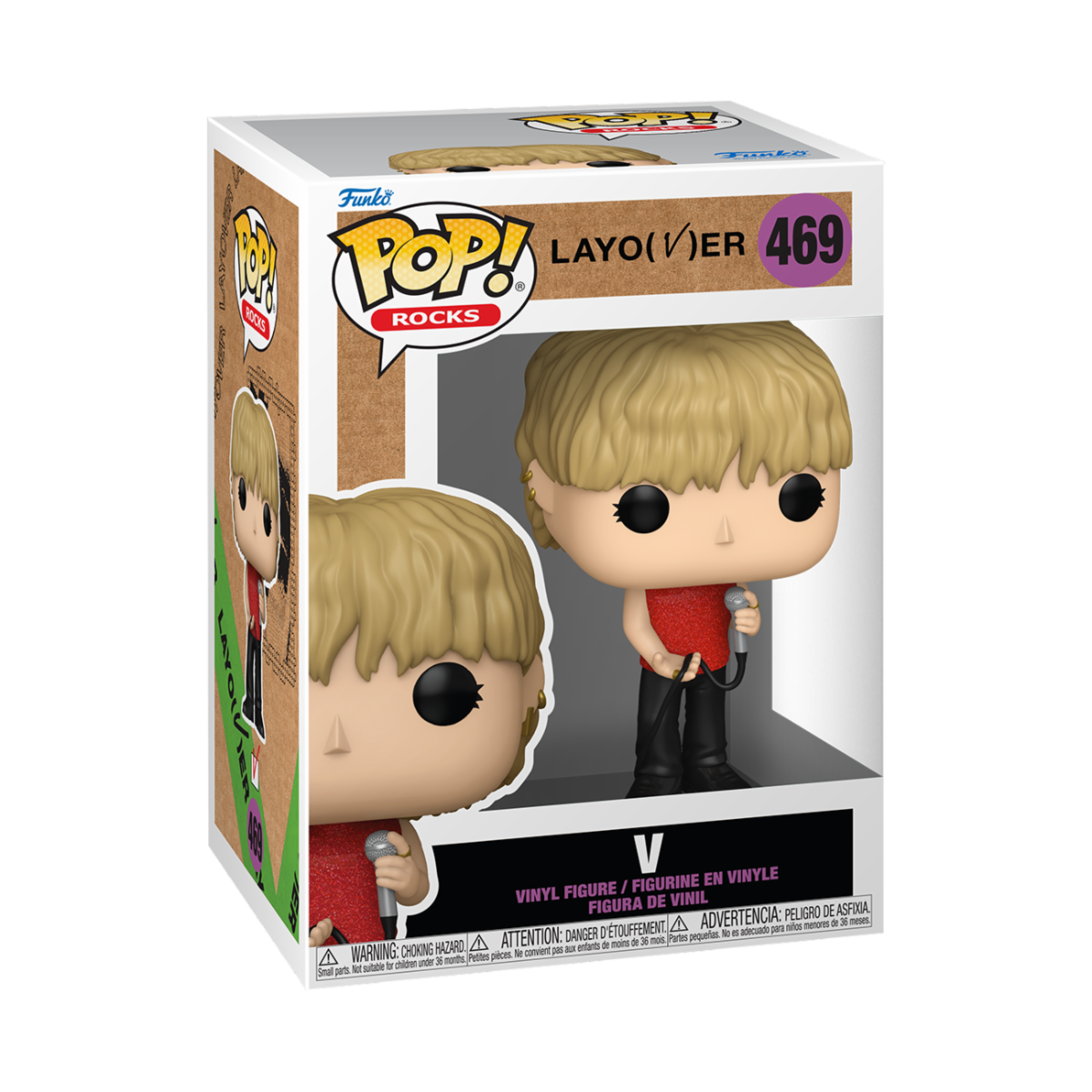 MUSIC: BTS - POP FUNKO VINYL FIGURE 469 V (LOVE ME AGAIN) 9CM