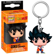 DRAGON BALL Z - POP FUNKO VINYL KEYCHAIN GOKU W/ KAMEHAMEHA 4CM