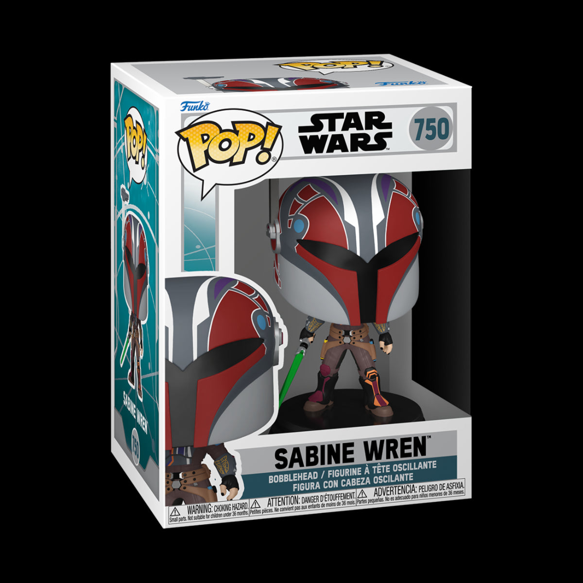 STAR WARS: AHSOKA - POP FUNKO VINYL FIGURE 750 SABINE WREN 9CM