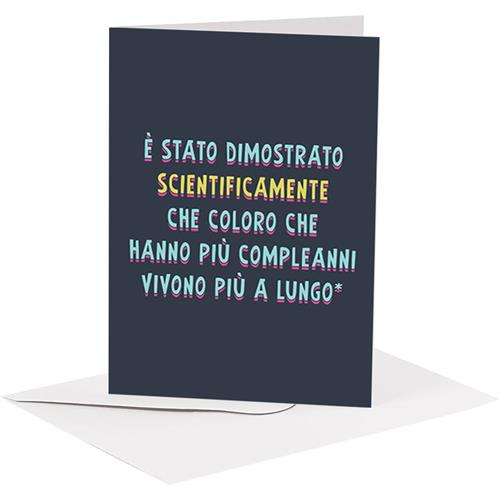 BIGLIETTO AUGURI - BA07 - GENERICO SCIENTIFICAMENTE