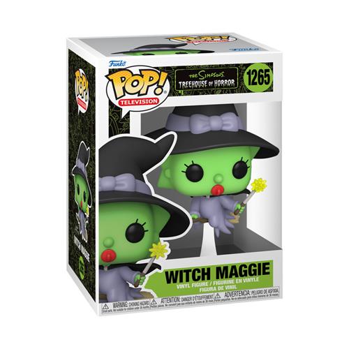 THE SIMPSONS: TREEHOUSE OF HORROR - POP FUNKO VINYL FIGURE 1265 WITCH MAGGIE 9CM