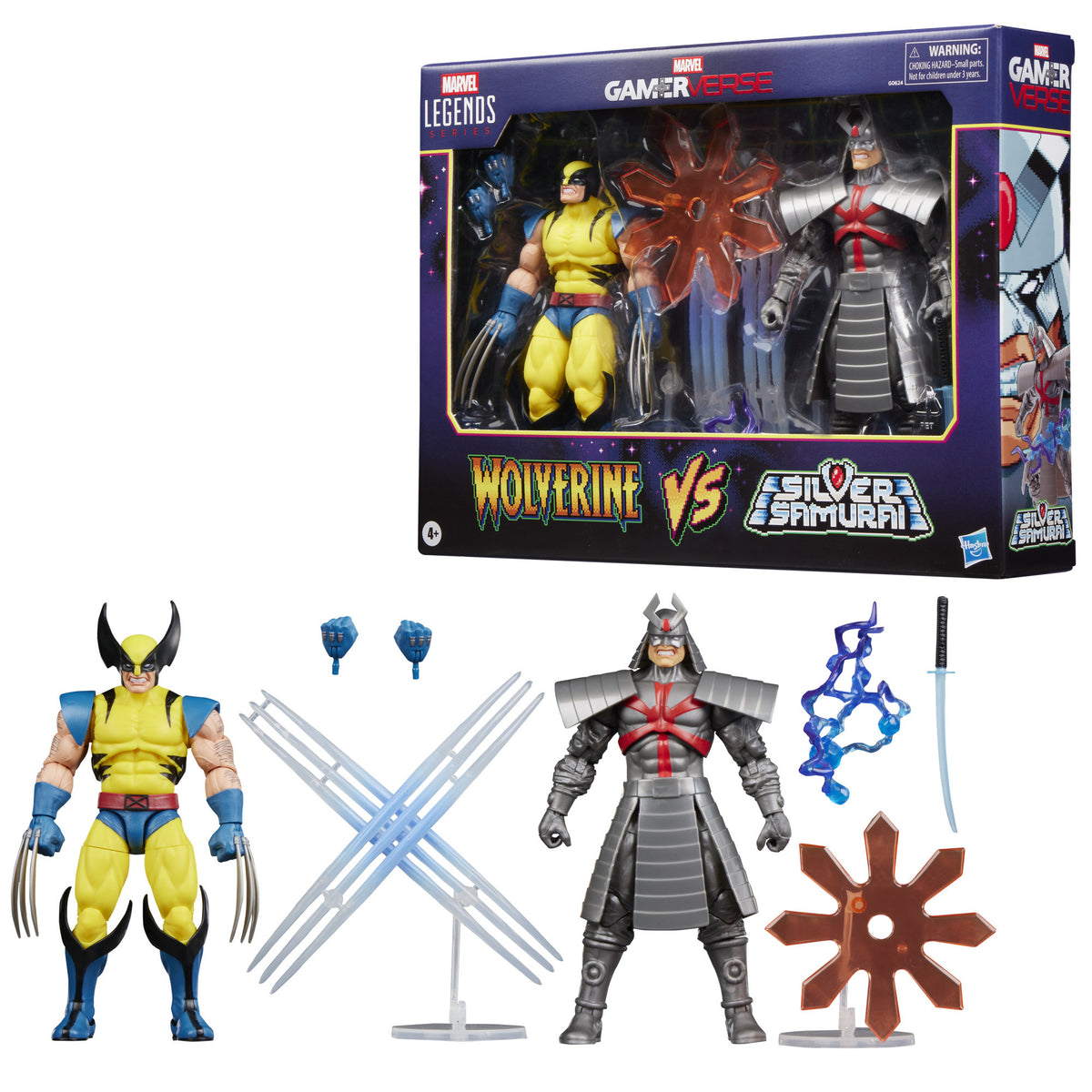 MARVEL CLASSIC - LEGENDS - GAMEVERSE - WOLVERINE VS. SILVER SAMURAI - ACTION FIGURE 15CM