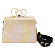 SANRIO - HELLO KITTY: 50TH ANNIVERSARY - BORSA A TRACOLLA - METALLIC GOLD