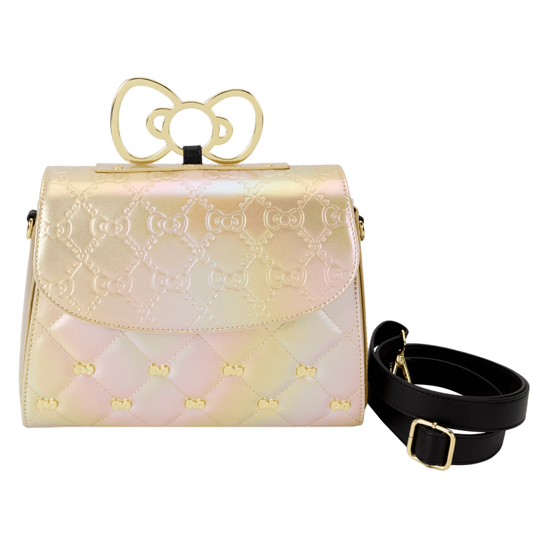 SANRIO - HELLO KITTY: 50TH ANNIVERSARY - BORSA A TRACOLLA - METALLIC GOLD