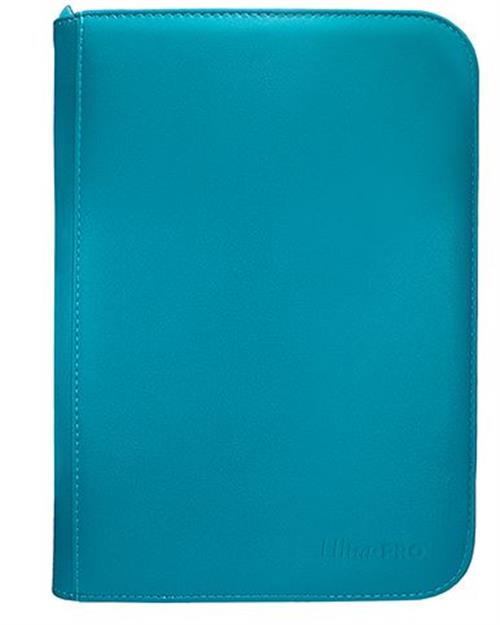 15898 - VIVID ZIPPERED 4-POCKET PRO-BINDER - TEAL