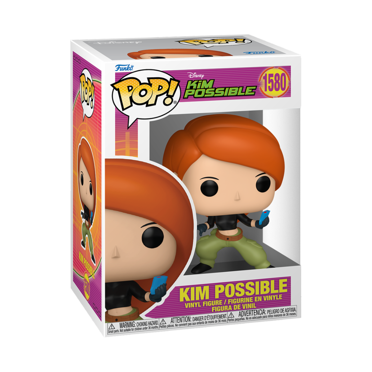 KIM POSSIBLE - POP FUNKO VINYL FIGURE 1580 KIM 9CM