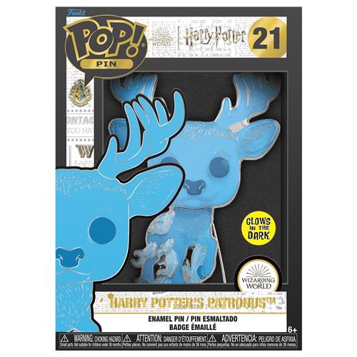 HARRY POTTER - POP LARGE PIN ENAMEL - PATRONUS HARRY POTTER (GW)