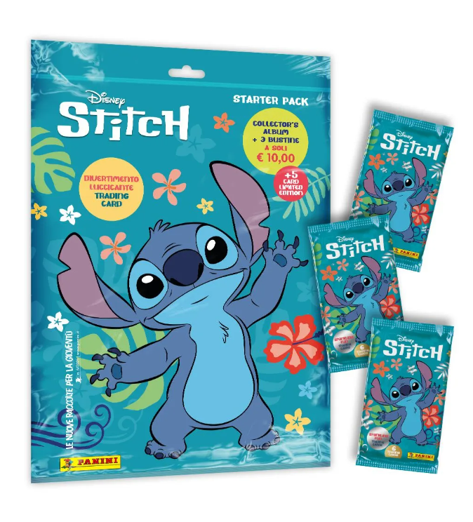 DISNEY - STITCH SPARKLING FUN TRADING CARD COLLECTION - STARTER PACK