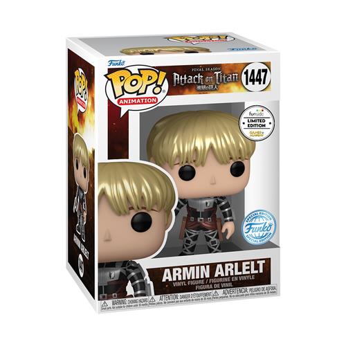 ATTACK ON TITAN - POP FUNKO VINYL FIGURE 1447 ARMIN ARLERT (MT) 9CM GA EXCL
