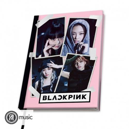 GBYNOT005 - BLACK PINK - A5 NOTEBOOK - PINK