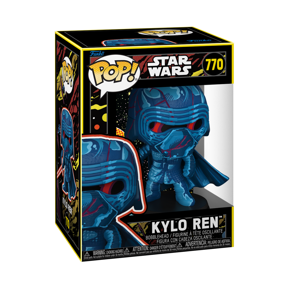 STAR WARS: THE FORCE AWAKENS - POP FUNKO VINYL FIGURE 770 KYLO REN (RETRO) 9CM
