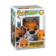 OLIVER AND COMPANY - POP FUNKO VINYL FIGURE 1705 DODGER WITH OLIVER W/CHASE (ASSORTMENT 6PZ) 9CM