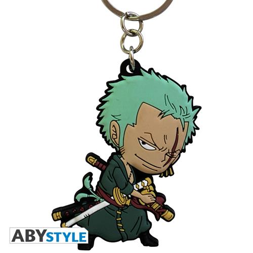 ABYKEY088 - ONE PIECE - PORTACHIAVI - PVC ZORO