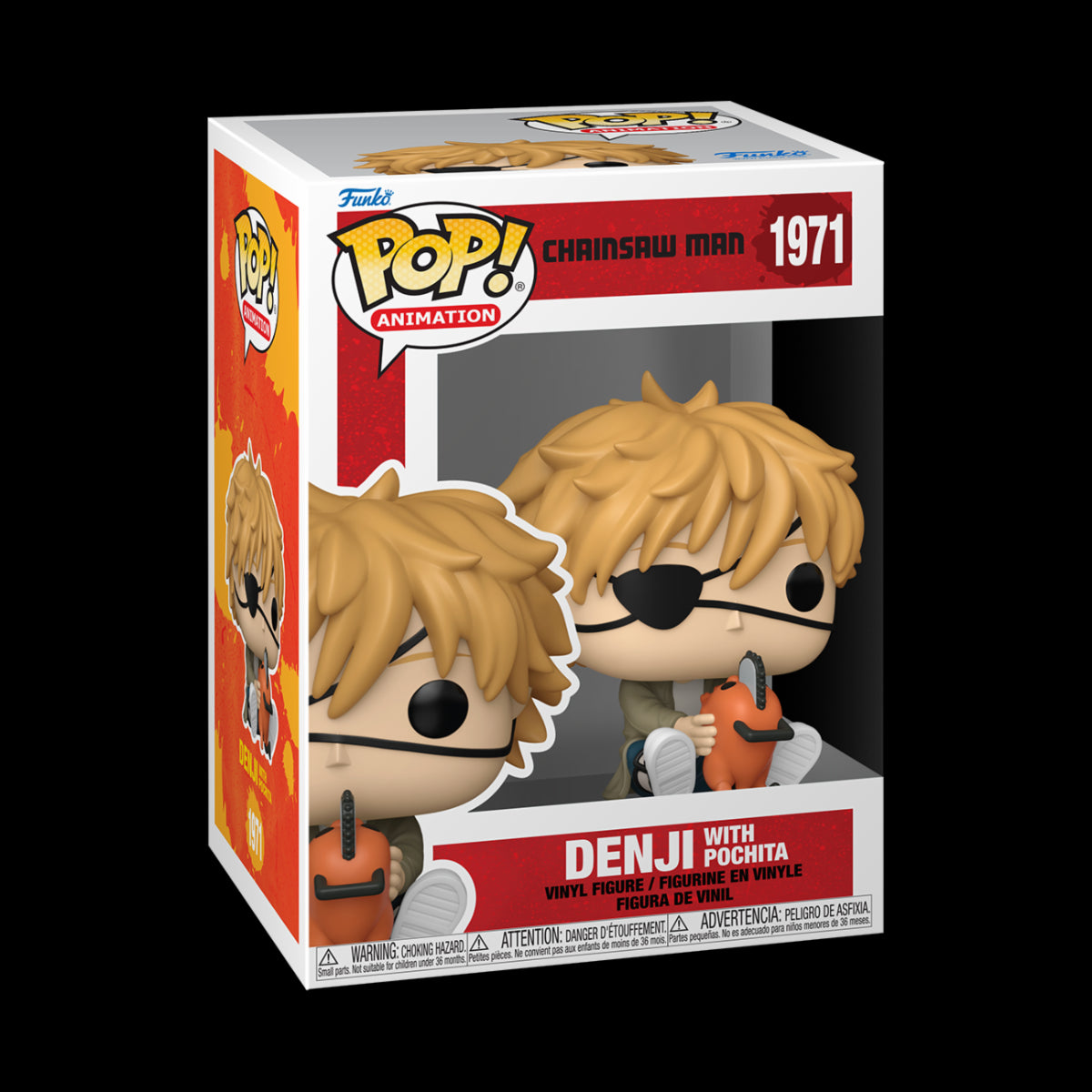 CHAINSAW MAN - POP FUNKO VINYL FIGURE 1971 DENJI WITH POCHITA 9CM
