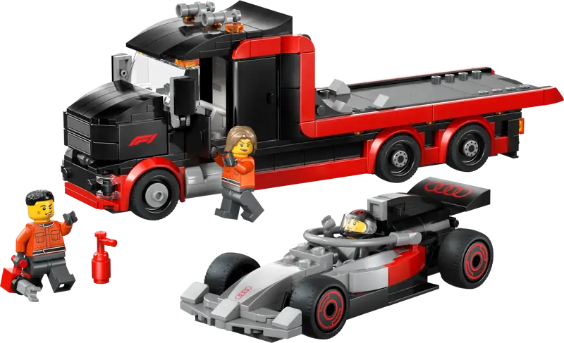60493 - CITY FORMULA 1 - DISPLAY TRUCK F1 CON AUTO DA CORSA AUDI F1