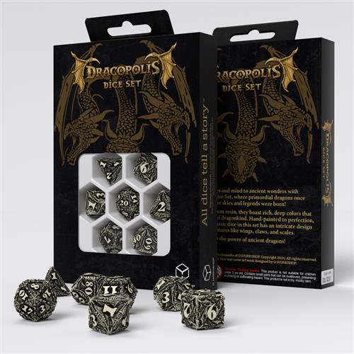 SDCP01 - SET 7 DADI - DRACOPOLIS - THE SCANDINAVIAN BLACKFANG