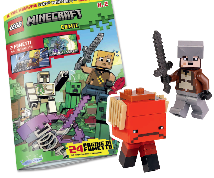 LEGO MINECRAFT COMIC N.2 - EROE NEITHER + STRIDER