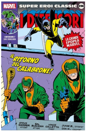 SUPER EROI CLASSIC 236 - I DIFENSORI 7: IL RITORNO DEL CALABRONE