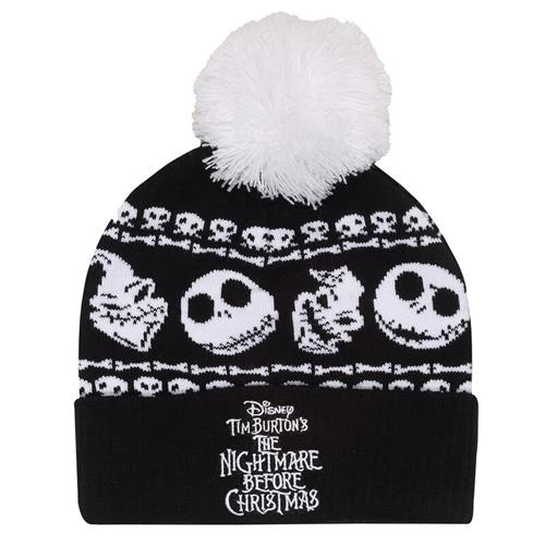 NIGHTMARE BEFORE CHRISTMAS - BEANIE POM - COR06064BEBOS - SKELETON BAND