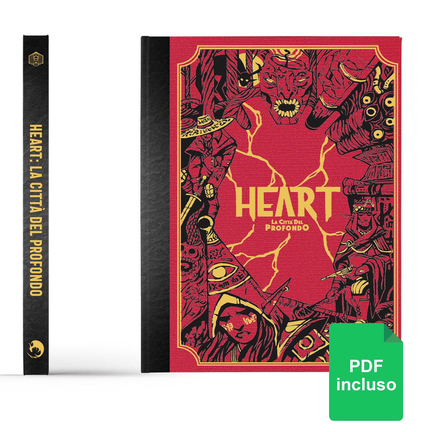 HEART - LA CITTA' DEL PROFONDO - EDIZIONE INCUBO RISSO