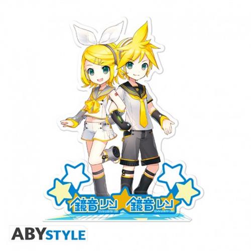 ABYACF034 - HATSUNE MIKU - ACRYL 2D PRINT FIGURE - KAGAMINE RIN & LEN 10CM