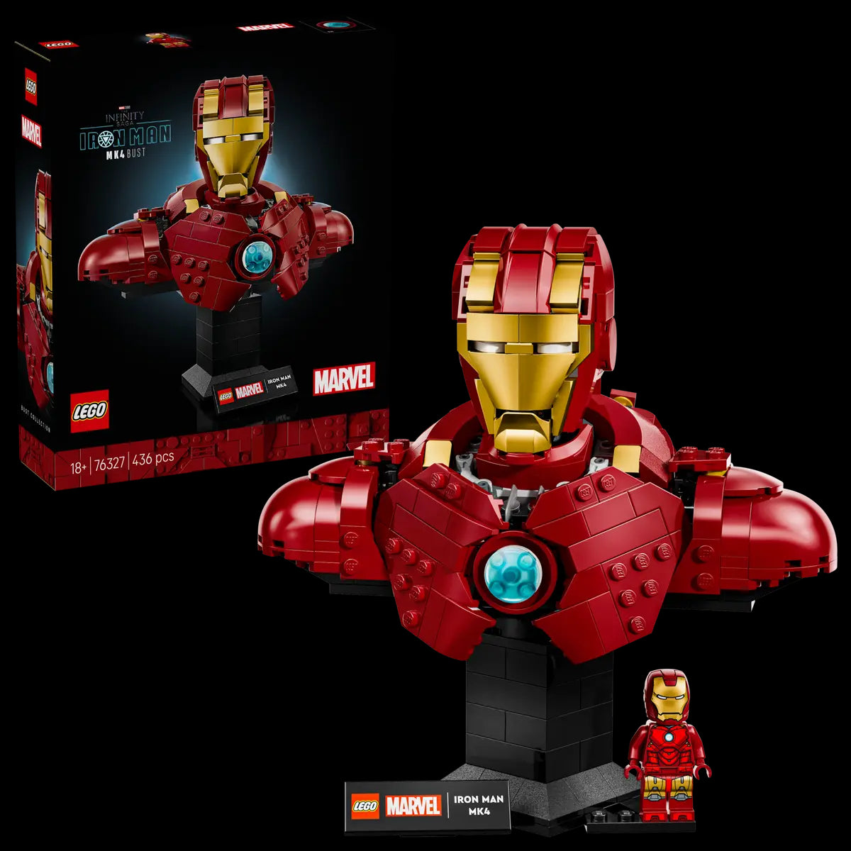 76327 - SUPER HEROES MARVEL - BUSTO DI IRON MAN MK4