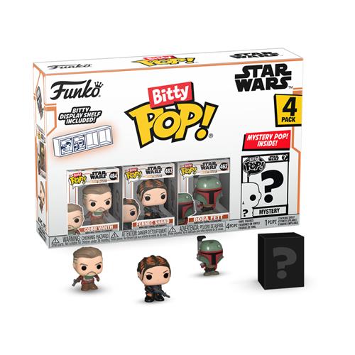 75453 - STAR WARS: THE MANDALORIAN - FUNKO BITTY POP VINYL FIGURE - MARSHAL (4PK)