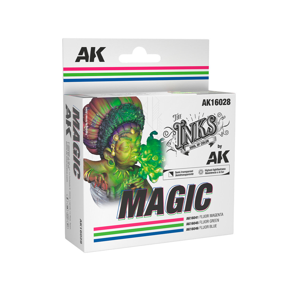 AK16028 - THE INKS SET - MAGIC - SET DA 3 COLORI (INKS)