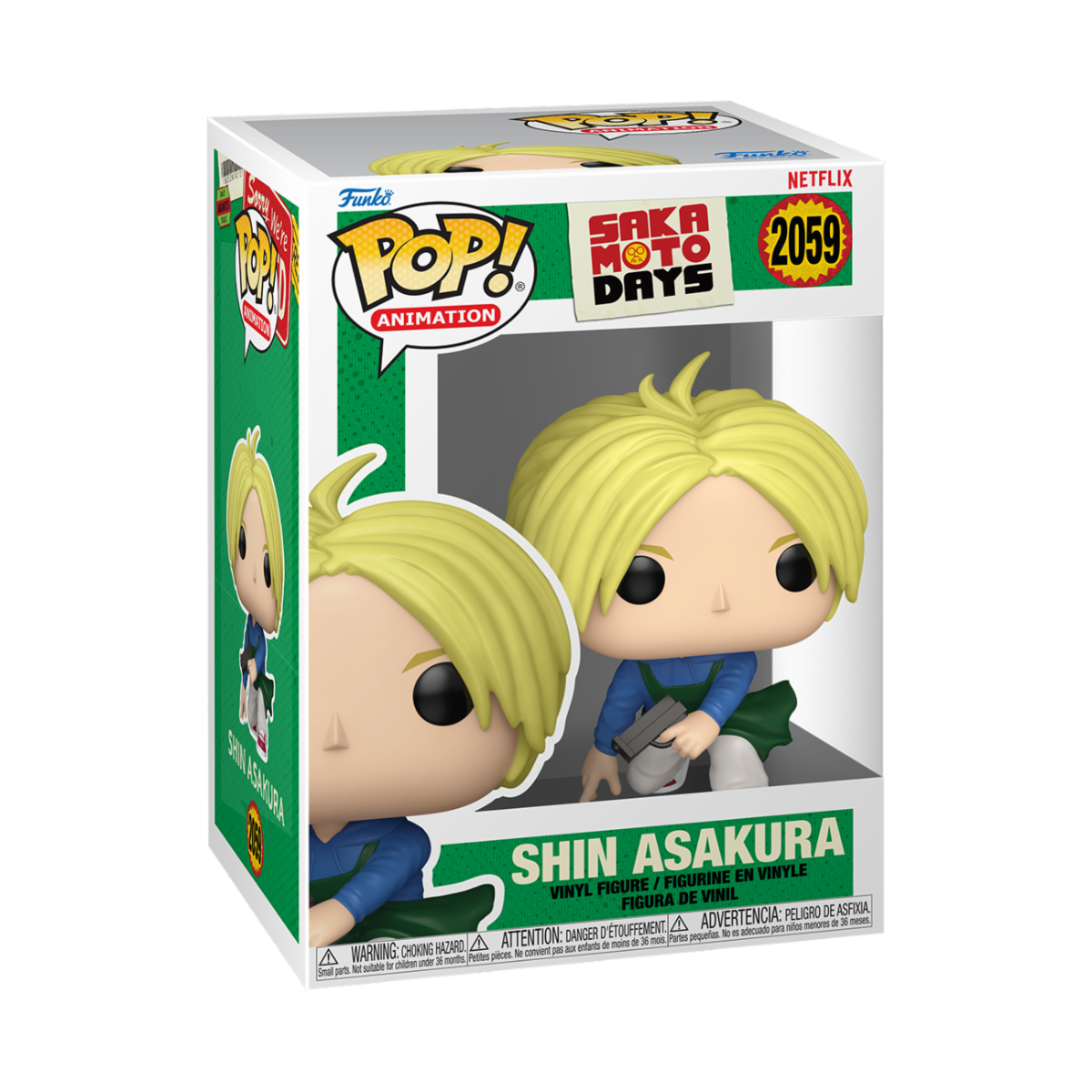 SAKAMOTO DAYS - POP FUNKO VINYL FIGURE 2059 SHIN ASAKURA 9CM