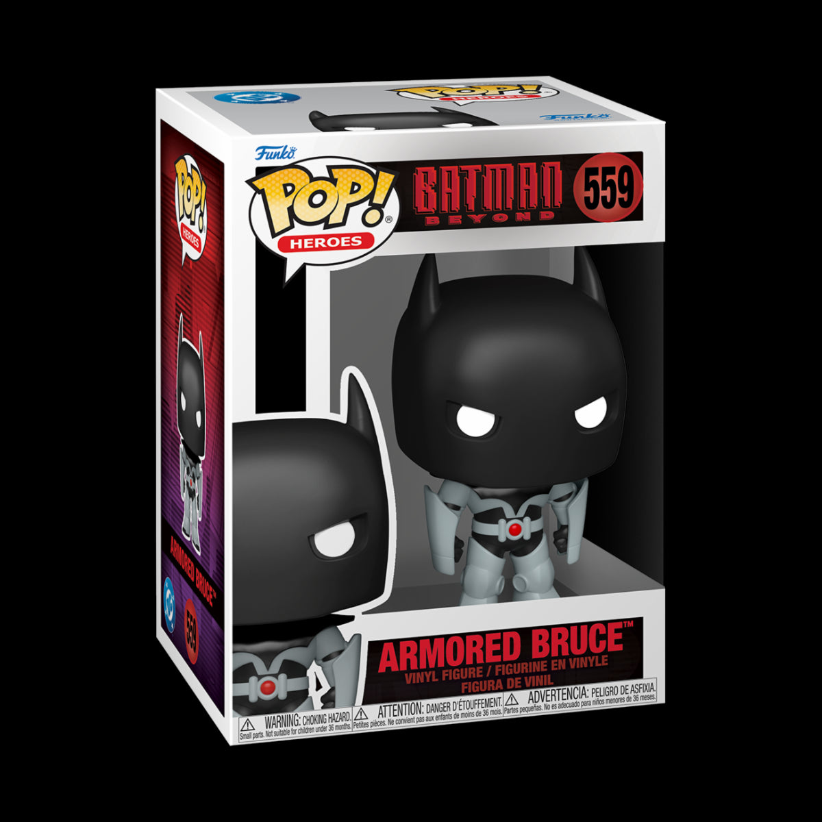 DC COMICS: BATMAN BEYOND - POP FUNKO VINYL FIGURE 559 ARMORED BRUCE 9CM