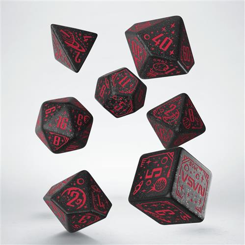 SSPA02 - SET 7 DADI - SPACE DICE SET - APOLLO