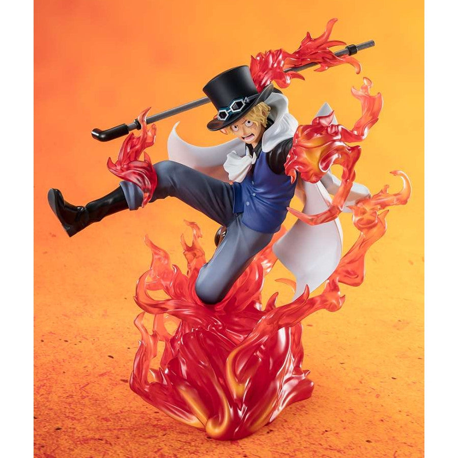102599 - ONE PIECE - FIGUARTS ZERO - SABO EXTRA BATTLE FIRE FIST ROOK CHECK - STATUA 19CM