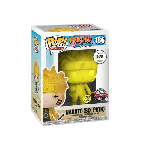 NARUTO SHIPPUDEN - POP FUNKO VINYL FIGURE 186 NARUTO SIX PATH (GW) 9CM GA EXCL