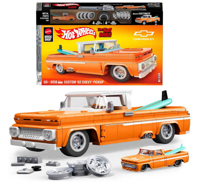 JFT20 - BRICK SHOP X HOT WHEELS - CUSTOM 62 CHEVRLOET - SET DA COSTRUIRE