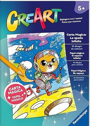 96010 - CREART: LIBRO DA COLORARE - CARTA MAGICA: LO SPAZIO INFINITO
