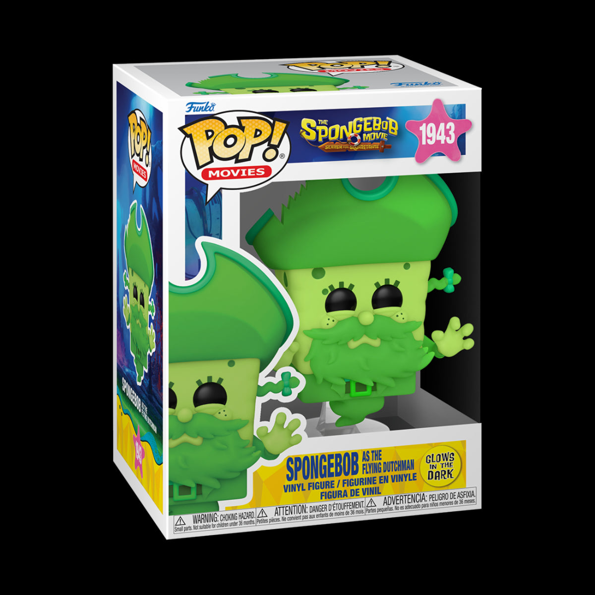 SPONGEBOB - POP FUNKO VINYL FIGURE 1943 SPONGEBOB AS THE FLYING DUTCHMAN 9CM