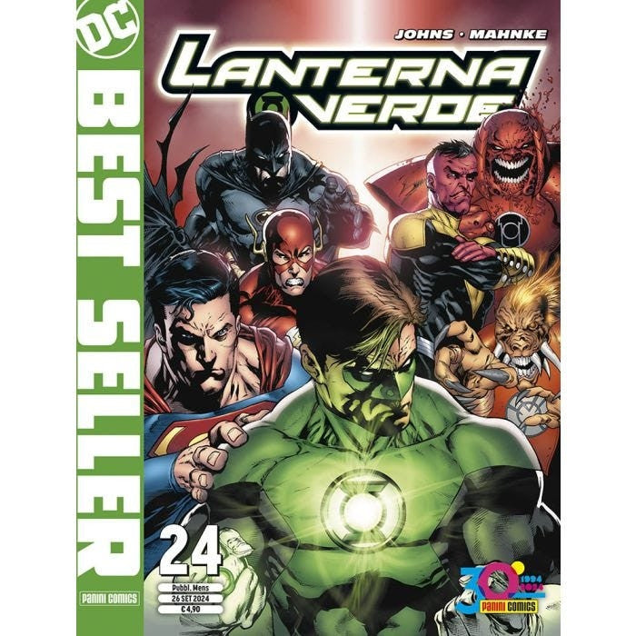 DC BEST SELLER - LANTERNA VERDE DI GEOFF JOHNS VOL.24